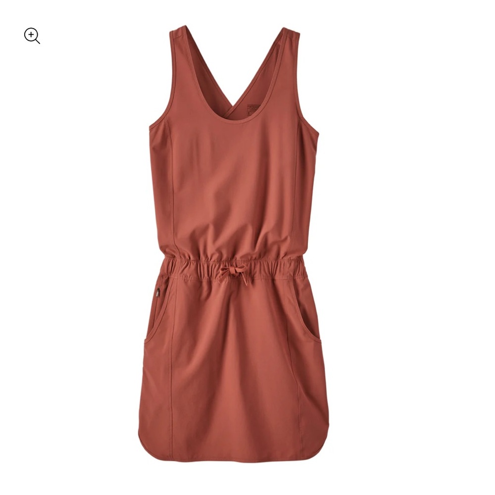 Patagonia Rust Fleetwith Sleeveless Dress